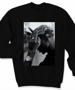 Tupac Middle Finger Sweatshirt 1