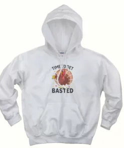 Turkey Time To Get Basted Thanksgiving Hoodie 4