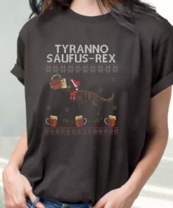 Tyranno Saufus Rex Drink Beer T Shirt Xmas Design 1 Tyranno Saufus Rex Drink Beer T Shirt Xmas Design 2
