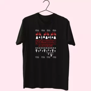 Upside Down Stranger Things Merry Christmas T Shirt Xmas Design 4