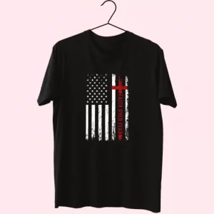 Usa Patriotic Faith Over Fear Vetrerans Day T Shirt 4