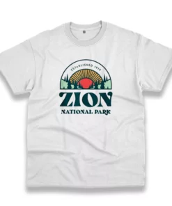 Utah Zion National Park Casual Earth Day T Shirt 1