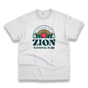 Utah Zion National Park Casual Earth Day T Shirt 1