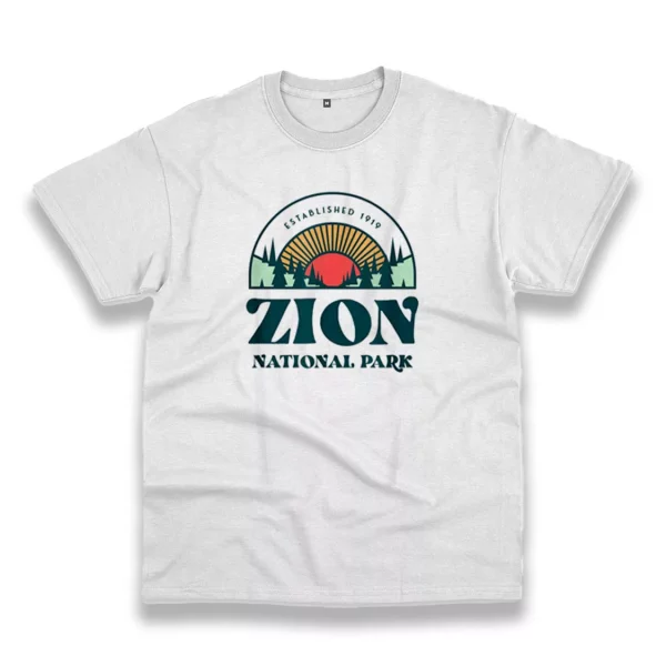 Utah Zion National Park Casual Earth Day T Shirt