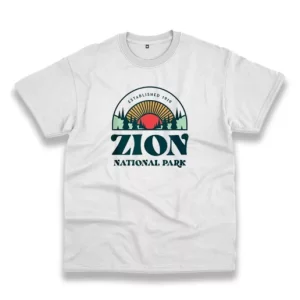 Utah Zion National Park Casual Earth Day T Shirt 4