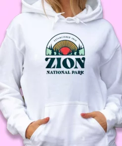 Utah Zion National Park Day Earth Day Hoodie 2