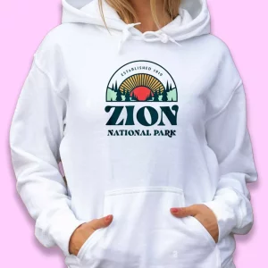 Utah Zion National Park Day Earth Day Hoodie