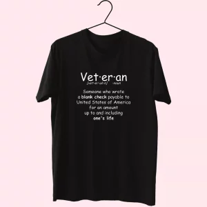 Veteran Definition Vetrerans Day T Shirt