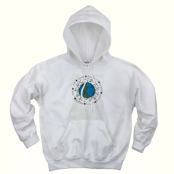 Vintage Justice Equality Unity Peace Day Earth Day Hoodie