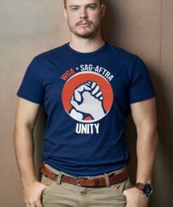 Wga Sag Aftra Unity Together T Shirt 1