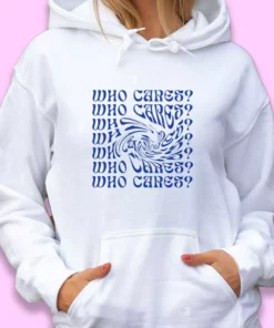 Who Cares Aesthetic Ugly Christmas Hoodie 1 Who Cares Aesthetic Ugly Christmas Hoodie 2
