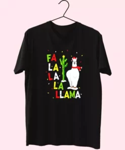 Xmas Falala Alpaca Funny Ugly T Shirt Xmas Design 4