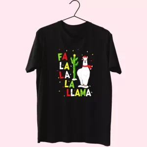 Xmas Falala Alpaca Funny Ugly T Shirt Xmas Design 4