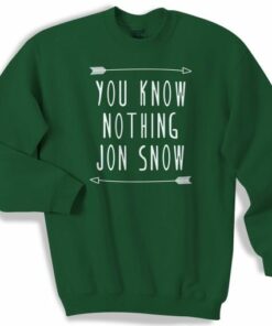 You Know Nothing Jon Snow Unisex Sweater Sweatshirt 2