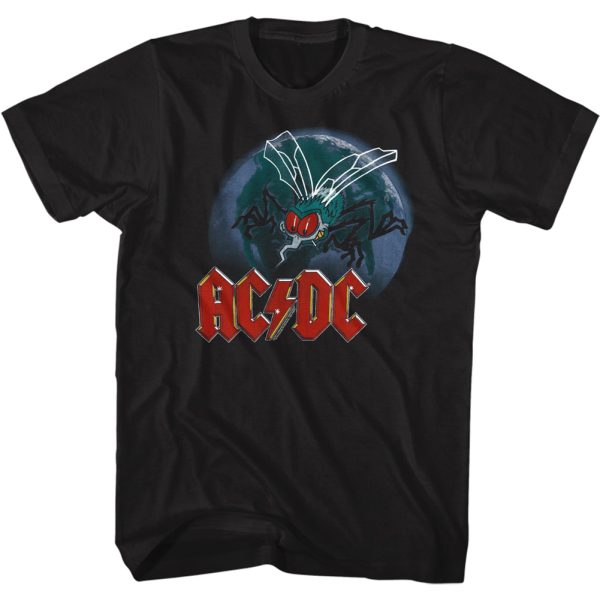 ACDC 1985 Fly on the Wall World Tour Black T-shirt