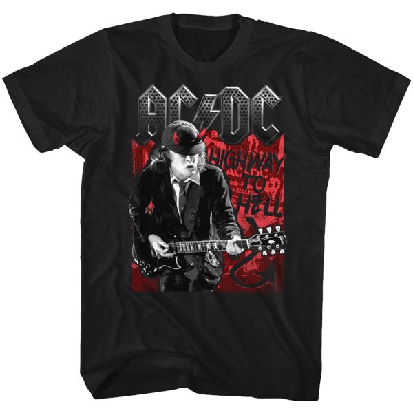 ACDC Angus Highway to Hell Black T-shirt