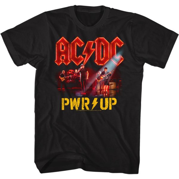 ACDC Band In Concert Power Up Album Black T-shirt