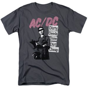 ACDC Dirty Deeds Done Dirt Cheap Charcoal T-shirt
