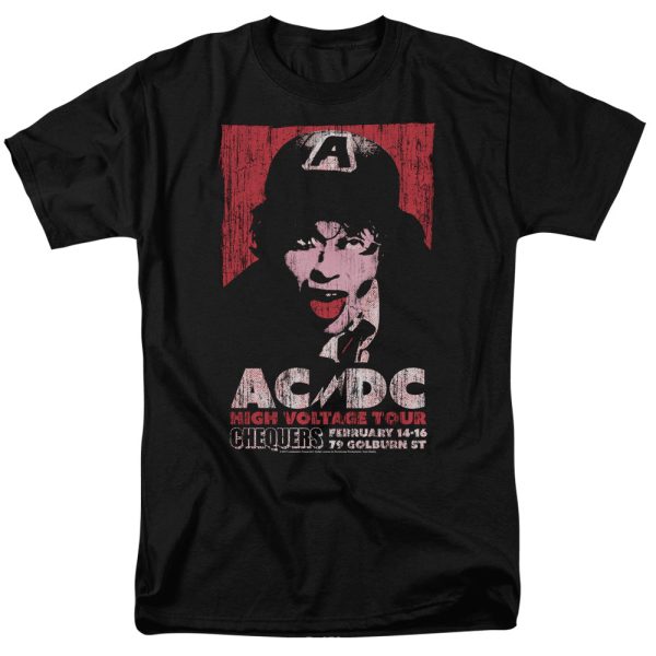 ACDC High Voltage Tour Chequers Black T-shirt