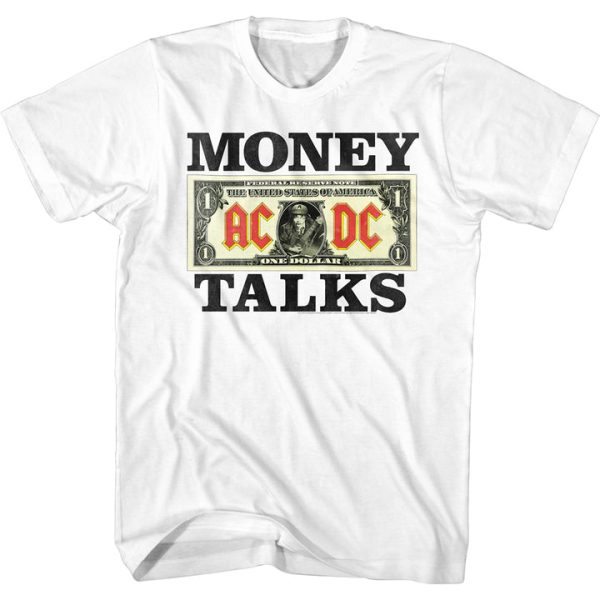ACDC Money Talks Song White T-shirt