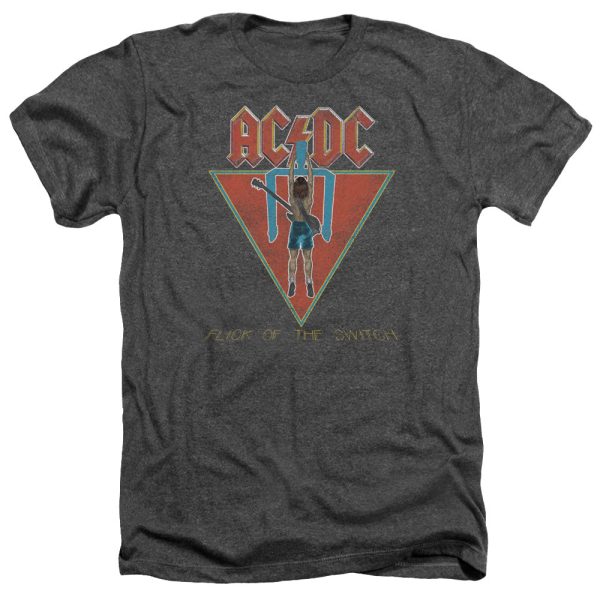 ACDC Shirt Flick of The Switch Heather T-Shirt