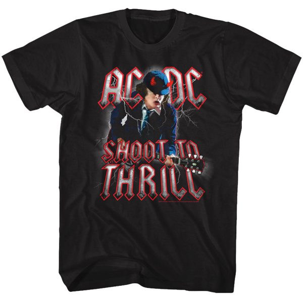 ACDC Shoot to Thrill Song Black T-shirt
