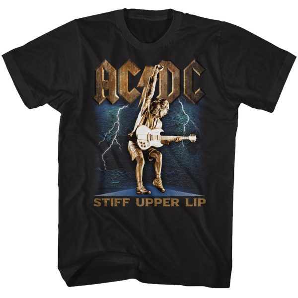 ACDC Stiff Upper Lip Album Black T-shirt
