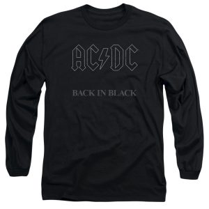 ACDC T-Shirt Back in Black Long Sleeve Shirt