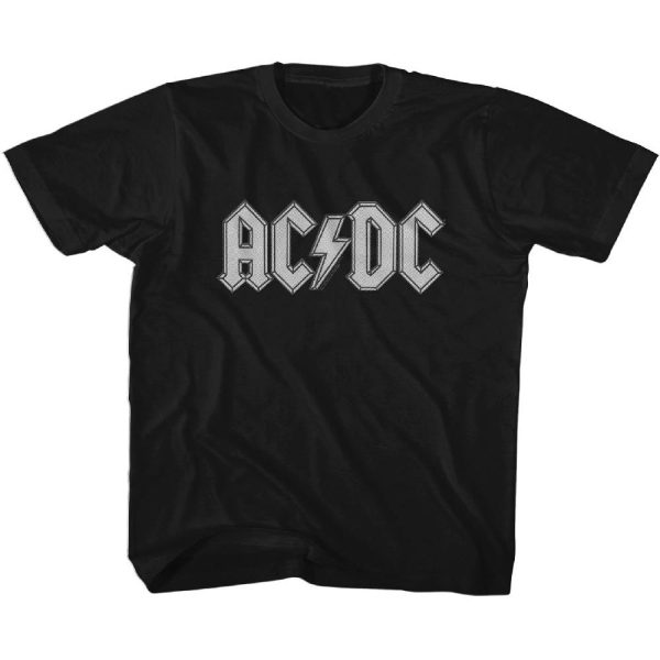ACDC Toddler T-Shirt Patch Look Logo Black Tee