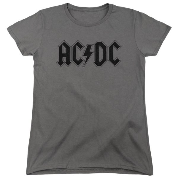 ACDC Vintage Logo Womens Shirt