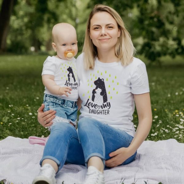 Family T-shirts Bear Love