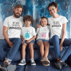 Family T-shirts Family Monsters