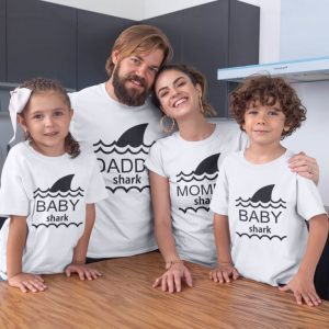 Family T-shirts Family Sharks