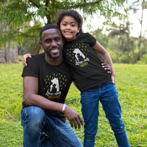 Family T-shirts Love My Daughter