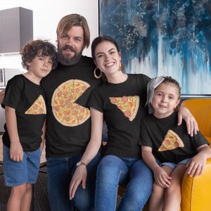 Family T-shirts Peperoni Pizza