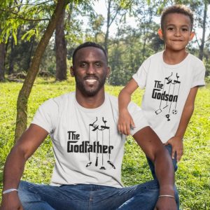 Family T-shirts The Godfather and Son