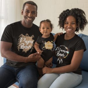 Family T-shirts with body Bear Family