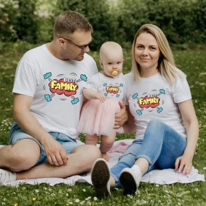 Family T-shirts with body Best Family