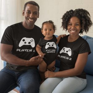 Family T-shirts with body Future Gamer