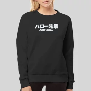 Hello Senpai Hoodie Two Side 3