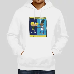 Hey Arnold Nickelodeon Grey Hoodie 1