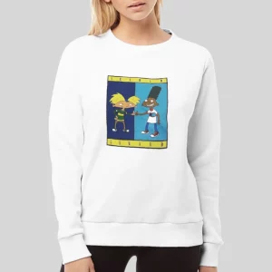 Hey Arnold Nickelodeon Grey Hoodie 3