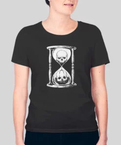 Hourglass Skull Unus Annus Split Hoodie 2