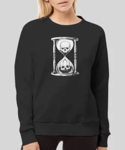 Hourglass Skull Unus Annus Split Hoodie 4