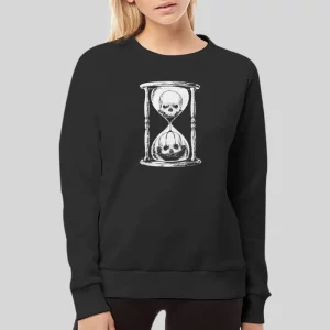 Hourglass Skull Unus Annus Split Hoodie 4