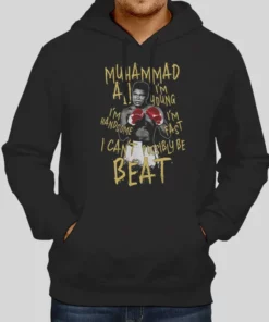 I Cant Possibly Be Beat Boxing Muhammad Ali Hoodie 1