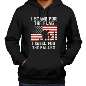 I Don’t Kneel USA Flag Hoodie Patriotic Stand Flag