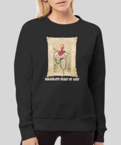 Immaculate Heart Of Mary Marian Catholic Hoodie 2
