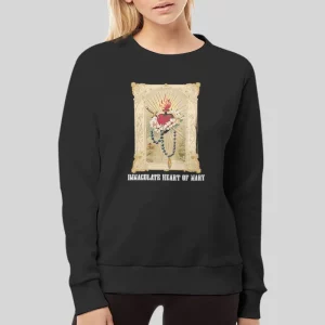 Immaculate Heart Of Mary Marian Catholic Hoodie