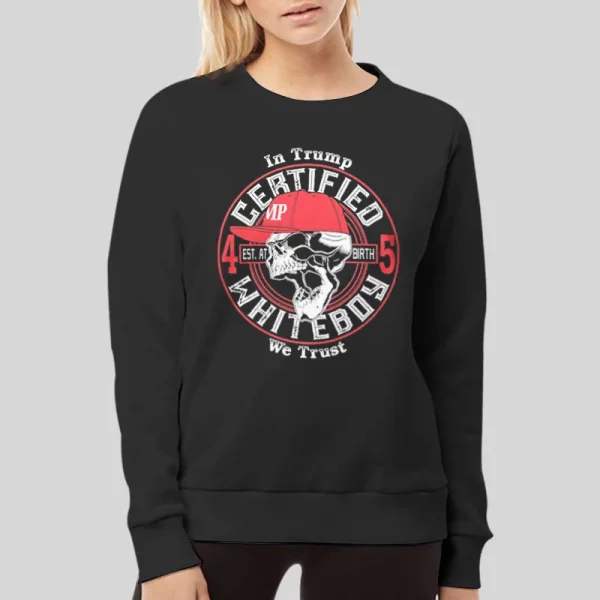 In Trump We Trust Certified Skull Whiteboy Hoodie